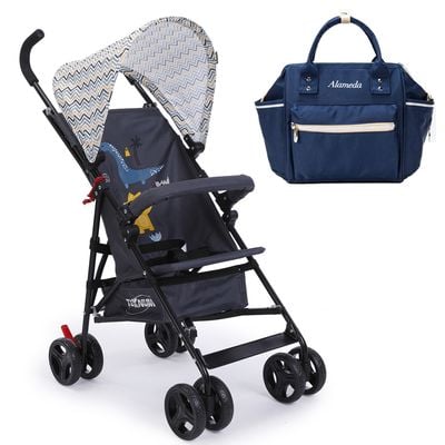 Teknum - Eco Stroller & Bag Combo - Yellow wave